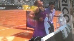 La conclusione del medical time out di Sara Errani