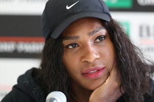 Serena Williams nella conferenza stampa pre-torneo (Foto Costantini)
